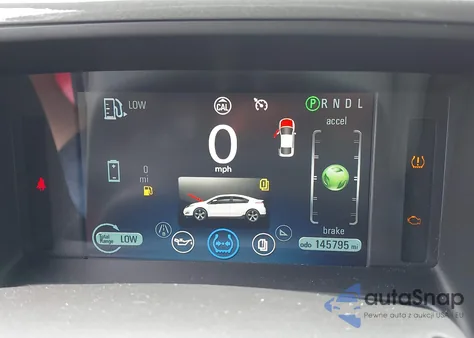 2013 Chevrolet Volt z USA, uszkodzony, nr VIN 1G1RD6E49DU148813